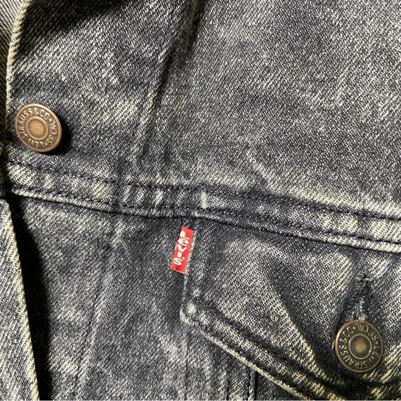 Levi's Vintage Charcoal Denim Jacket 80s